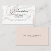 Carte De Visite Hébergements | Robe d'aquarelle (Devant / Derrière)