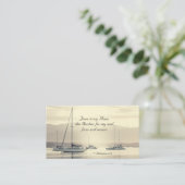 Carte De Visite Hébreux 6:19 Jésus est l'Ancre de mon âme, (Debout devant)