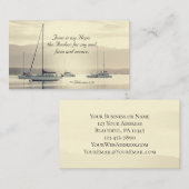 Carte De Visite Hébreux 6:19 Jésus est l'Ancre de mon âme, (Devant / Derrière)