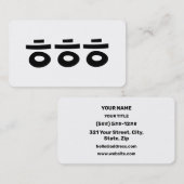 Carte De Visite HEHEHEHE ㅎ ㅎ ㅎ Coréen Slang (Devant / Derrière)