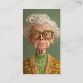 Carte De Visite Hein ? Portrait Grandma (Devant)