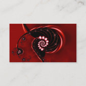 Carte De Visite Heirloom Cute Abstrait Nature Motif (Dos)