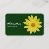 Carte De Visite Helianthus - Vert foncé (Devant)