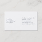 Carte De Visite Hélice de roue de navire (Dos)