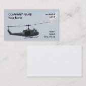 Carte De Visite Hélicoptère légendaire de huey (Devant / Derrière)