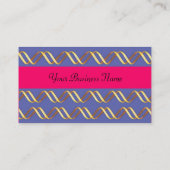 Carte De Visite HÉLIX BIOTECH Tourne d'or en bleu, rose Fuchsia (Dos)