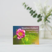 Carte De Visite Hellebore Happy Joyeux Gardien de carrière (Debout devant)