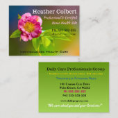 Carte De Visite Hellebore Happy Joyeux Gardien de carrière (Devant / Derrière)