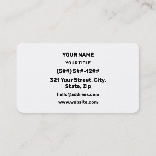 Carte De Visite Hello Isaan ♦ Sabai Dee In Thai Isan Dialect ♦ (Dos)