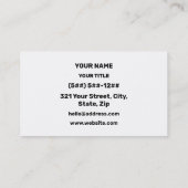 Carte De Visite Hello / Sua s'dei in Khmer / Cambodian Script (Dos)