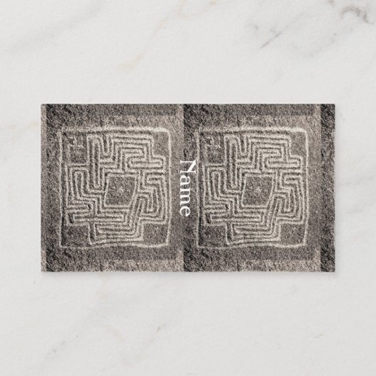 Carte De Visite Hemet Maze Pierre Thunder_Cove (Dos)