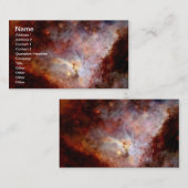 Carte De Visite Hémisphère Sud de Carina Nebula (Devant / Derrière)