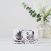 Carte De Visite Hen Dessin (Debout devant)