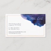 Carte De Visite Henna Hamsa Wellness Main décorative holistique (Dos)