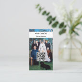 Carte De Visite Henri Rousseau - La fête de mariage - Code QR (Debout devant)