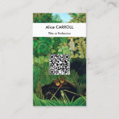 Carte De Visite Henri Rousseau - Les Joyeux Farceurs - Code QR (Devant)
