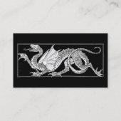 Carte de visite héraldique Dragon (Dos)