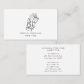 Carte De Visite Herbaliste (Devant / Derrière)