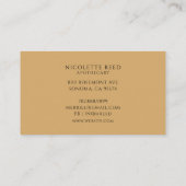 Carte de visite herbaliste d'Apothecary (Dos)