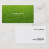Carte De Visite Herbe (Devant / Derrière)