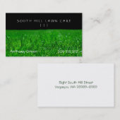 Carte De Visite Herbe de pelouse (Devant / Derrière)