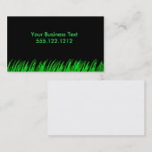 Carte De Visite Herbe rougeoyante (Devant / Derrière)