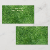 Carte De Visite Herbe verte (Devant / Derrière)
