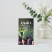 Carte De Visite Herbes de médecine feuille des plantes (Debout devant)