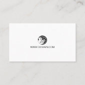 Carte De Visite Herbes de médecine feuille des plantes (Dos)