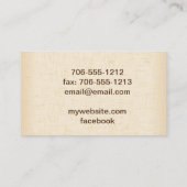 Carte de visite Herbes de Provence (Dos)