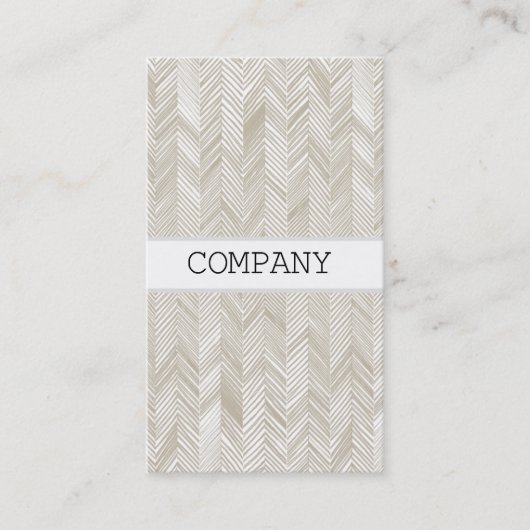 Carte De Visite Herringbone stripe (Devant)
