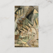 Carte De Visite Heure de pointe, New York par Max Weber, Cubisme V (Dos)
