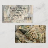 Carte De Visite Heure de pointe, New York par Max Weber, Cubisme V (Devant / Derrière)