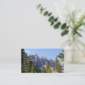 Carte De Visite Heure d'été/montagnes (Debout devant)