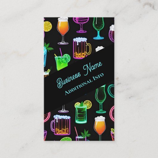 Carte De Visite Heure du cocktail (Devant)