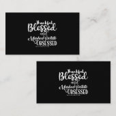 Carte De Visite Heureux Bienheureux et purée de pomme de terre Obs (Devant / Derrière)