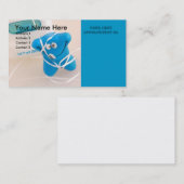 Carte de visite heureux de dent (Devant / Derrière)