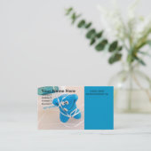 Carte de visite heureux de dent (Debout devant)