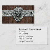 Carte De Visite Heurtoir vintage frais #1A Personalizable (Devant / Derrière)