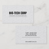 Carte De Visite Hex | Blanc (Devant / Derrière)