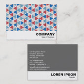 Carte De Visite Hexagon Motif 05 (Devant / Derrière)