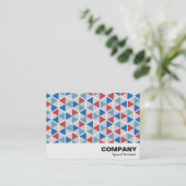 Carte De Visite Hexagon Motif 05 (Debout devant)