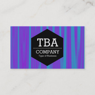 Carte De Visite Hexagon noir - Abstrait 090716(04)