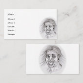 Carte De Visite Hey Baby ! Donne-moi juste un petit sourire ! (Devant / Derrière)