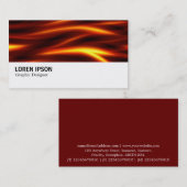 Carte De Visite Hi-Phi - 002 - Tongues de feu (Devant / Derrière)