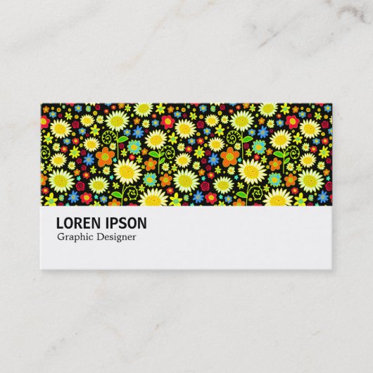 Carte De Visite Hi-Phi - 0114 - Fleurs de printemps (Devant)