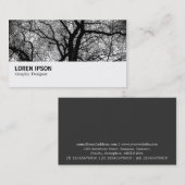 Carte De Visite Hi-Phi - 0123 - Arbre à contraste élevé (Devant / Derrière)