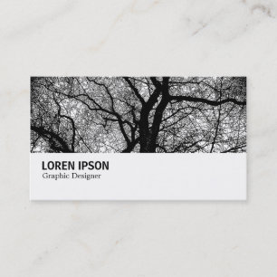 Carte De Visite Hi-Phi - 0123 - Arbre à contraste élevé