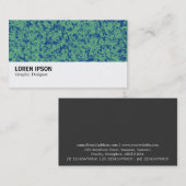 Carte De Visite Hi-Phi - 0131 - Marbre bleu vert (Devant / Derrière)