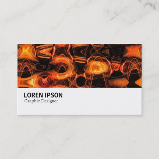 Carte De Visite Hi-Phi - 0134 - Flamme Abstraite 02 (Devant)